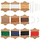 Pandahall Elite 10 cartes 10 couleurs ensembles de cordons en nylon ciré rond YC-PH0002-42-1