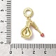 Латунь микропаве прозрачный кубический цирконий европейские подвески с подвесками KK-A278-08G-01-3