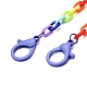 (venta de fábrica de fiestas de joyería) collares de cadena de cable de acrílico personalizados NJEW-JN02899-01-2