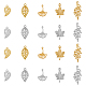 SUPERFINDINGS 140Pcs 10 Styles Alloy Pendants FIND-FH0007-11-1