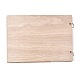 Wooden Wedding Guestbooks Notepad AJEW-M206-17-2