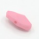 Faceted Opaque Plastic Acrylic Fan Beads MACR-J098-03-2