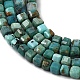 Хубэй природных бирюзовый бисер нитей G-C009-B12-B-4