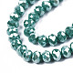 Electroplate Glass Beads Strands EGLA-A034-P4mm-A09-3