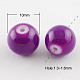 Painted Glass Bead Strands DGLA-S071-10mm-52-1