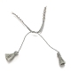 Cuerda de nylon trenzado para la toma de la pulsera DIY MAK-K013-A01-1
