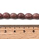 Природные родонит бисер нитей G-K362-I05-02-5
