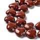 Natürliche rote Jaspis Perlen Stränge G-E614-A14-01-3