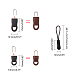 Plastic Zipper Pull Charms FIND-PH0015-73-4