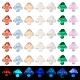 70шт 7 цвета грибов светящиеся кабошоны из смолы MRMJ-TA0001-26-1