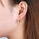 Accessoires de convertisseurs de boucles d'oreilles à clipser en laiton KK-PH0030-01G-NF-6