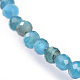 Colliers de perles d'apatite naturelle NJEW-JN02492-02-2