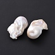 Perlas de perlas naturales keshi PEAR-P003-52-3