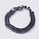 Non-Magnetic Synthetic Hematite Beads Strands G-H1076-1-2