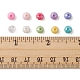 700 pièces 10 styles en plastique et perles acryliques opaques MACR-FS0001-47-6