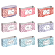 Pandahall elite 90 pièces 9 couleurs étiquette en papier savon fait main DIY-PH0005-33-3