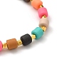 Adjustable Nylon Thread Braided Bead Bracelets BJEW-JB05360-01-2