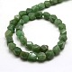 Polygon Natural Green Aventurine Beads Strands G-P063-82-2