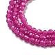 Perles de corindon rouge naturel / rubis G-L591-A01-01-3