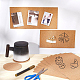 BENECREAT 8 Pack Self-Adhesive Cork Rectangle Insulation Cork Sheets for Floors DIY-BC0009-21-6