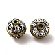 Perles de laiton de style tibétain KK-K357-01AB-2