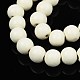 Spray Painted Natural Wood Beads Strands WOOD-S053-56G-3