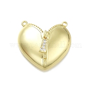 Латунные микро проложить кубического циркония подвески KK-K400-43G