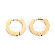Серьги-кольца Huggie Hoop из нержавеющей стали 304 STAS-S116-271G