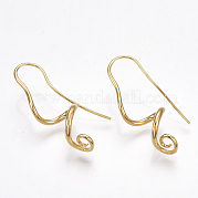 Brass Earrings KK-T038-241G