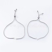 Danlingjewelry регулируемый браслет из нержавеющей стали 304 изготовление STAS-DL0001-24