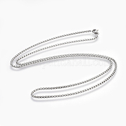 Не тускнеющие цепочки из нержавеющей стали 304 NJEW-F242-13P-D