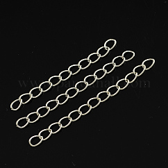 Ferro si conclude con catene di torsione,  cadmio& piombo libero, platino, 50x3.5mm, link: 5.5x3.5x0.5 mm