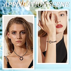 200 шт. Окрашенное дерево ювелирные изделия выводы кокосовое соединение кольца COCO-SC0001-02