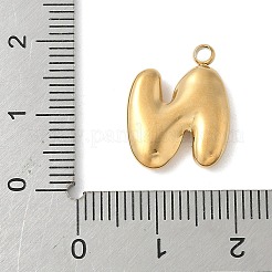 Подвески с инициалами из нержавеющей стали 304 STAS-S186-12N-G