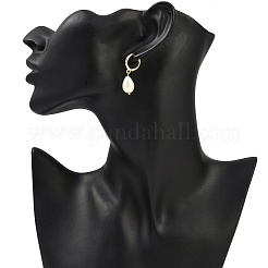 Латунные серьги-кольца EJEW-JE06461-03