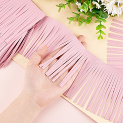 2 метр искусственной кожи с кисточками для отделки&nbsp;DIY-PH0010-44A-06