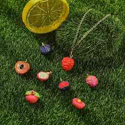 9 шт. 9 стиля подвески из латуни и акрила&nbsp;OACR-CJ0002-67