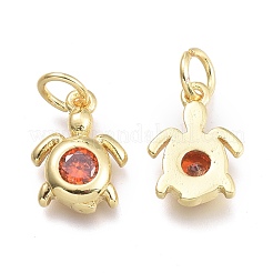 Латунные микро проложить кубического циркония подвески KK-P187-12-G