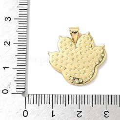 Подвески из латуни из натуральных ракушек KK-L239-068G