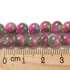 Chapelets de perles en jade blanc naturel teinté&nbsp;G-F764-01C