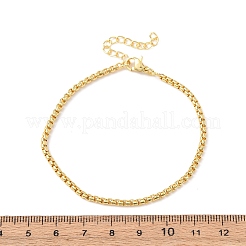 Латунные браслеты-цепочки «Бостон» для женщин&nbsp;BJEW-C140-17G