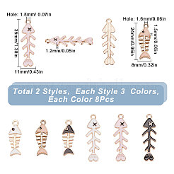 Подвески из сплава 48шт 6 стиля&nbsp;ENAM-SC0003-29