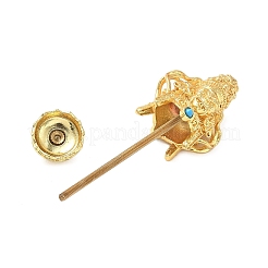 Латунные заготовки для подвесок с бусинами KK-NH0008-04G