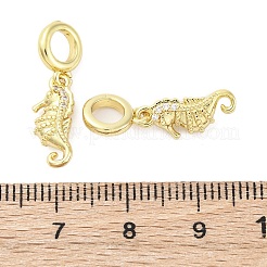 Латунь микропейв кубический цирконий европейские подвески с подвесками KK-D325-20G-01