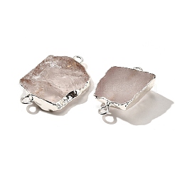 Необработанный натуральный окрашенный кварцевый кристалл звенья соединительные подвески&nbsp;G-K189-04S-06