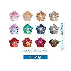 Гальванические стеклянные бусины EGLA-TA0001-05