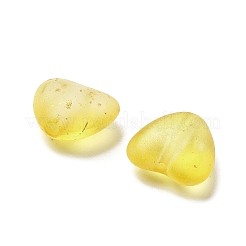 Perles en acrylique transparent mat&nbsp;LS-OACR-F013-09