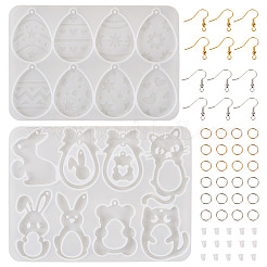 Пасхальная тема: наборы для изготовления сережек своими руками&nbsp;DIY-TA0009-48