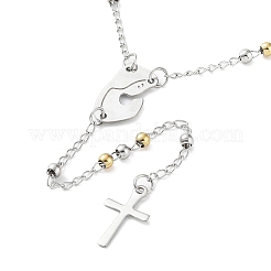 Не тускнеющие четки из нержавеющей стали 202&nbsp;LS-NJEW-D060-01C-GP