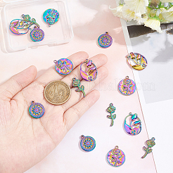 16 шт. 4-х стильная стойка с покрытием из нержавеющей стали 304 подвески&nbsp;STAS-UN0036-53